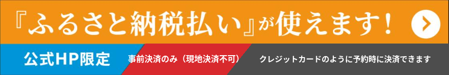 ふるさと納税払いが使えます。